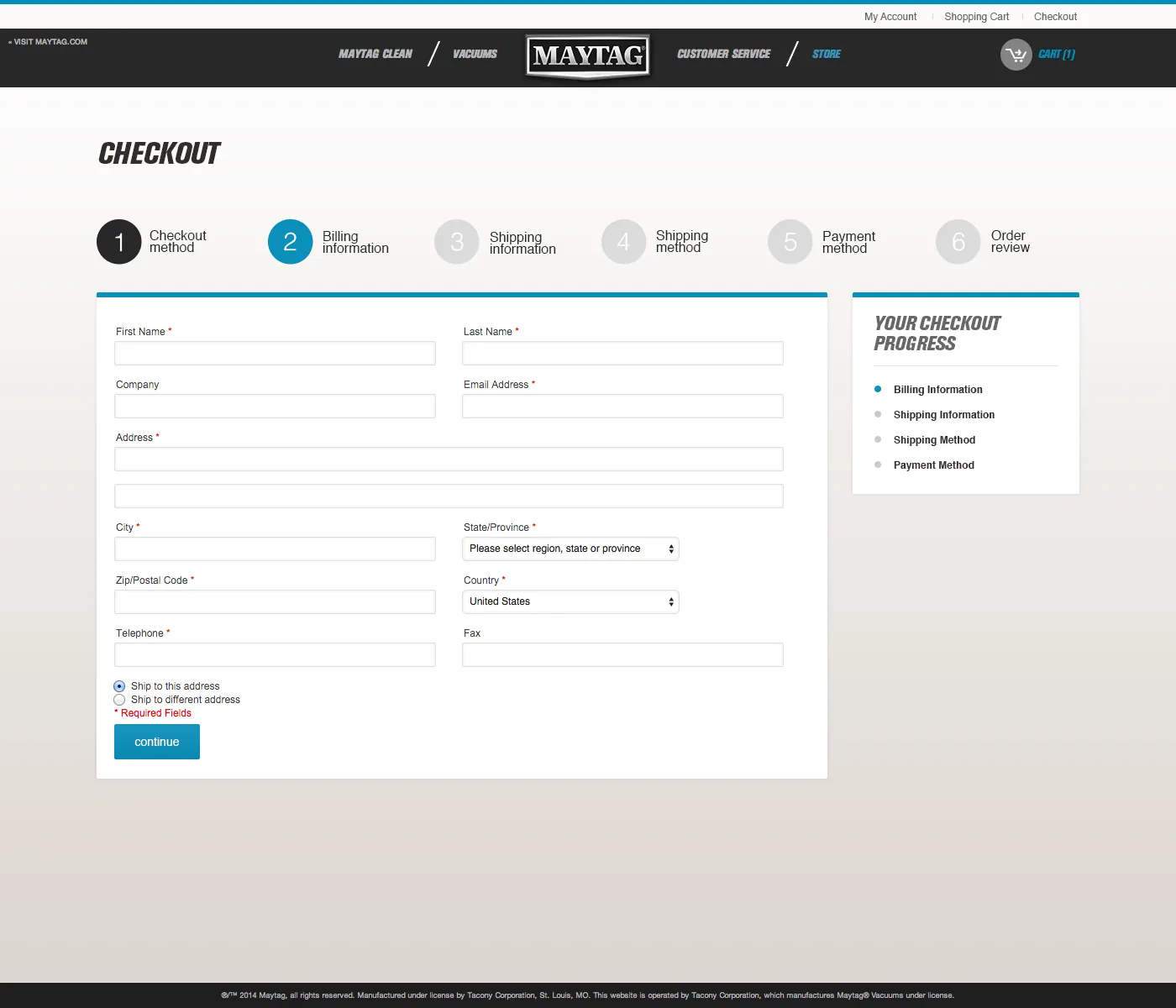 Maytag - Vacuum E-Commerce Website, image 3