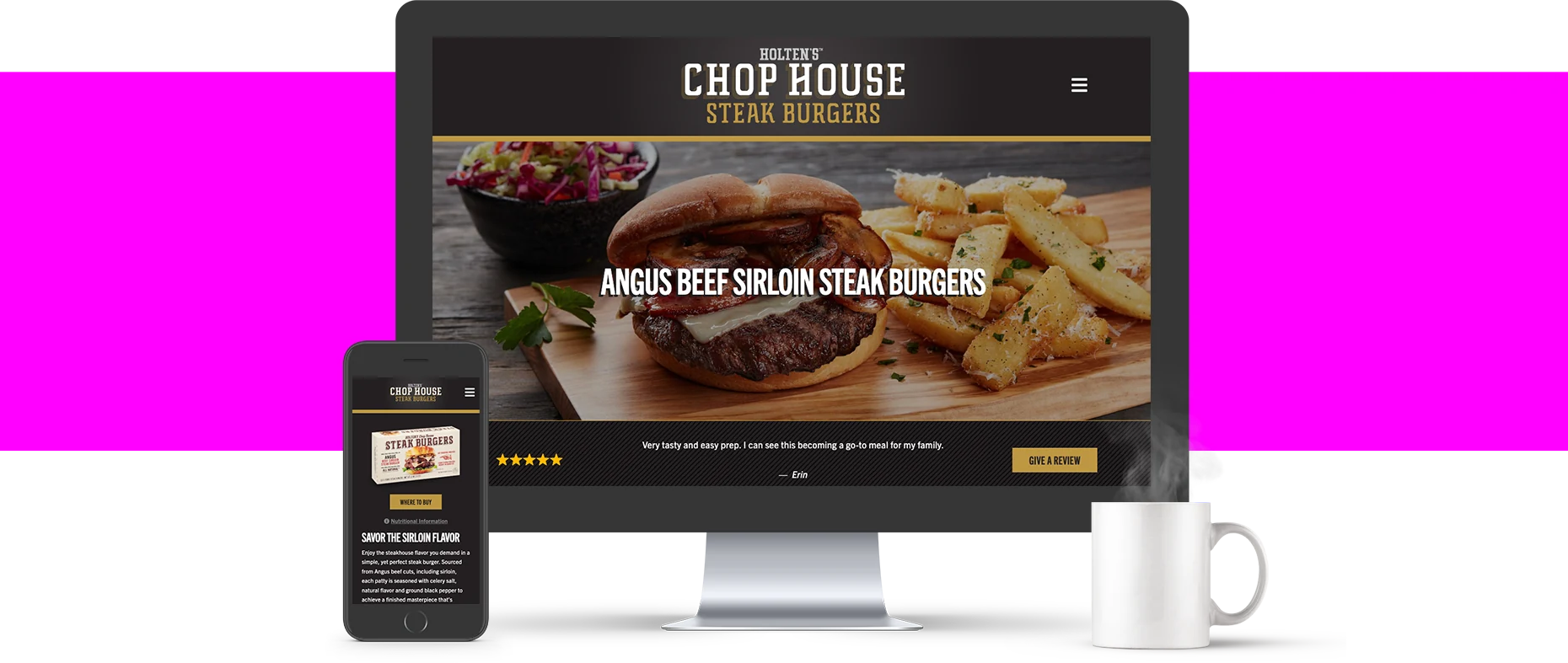 Chop House Steak Burgers